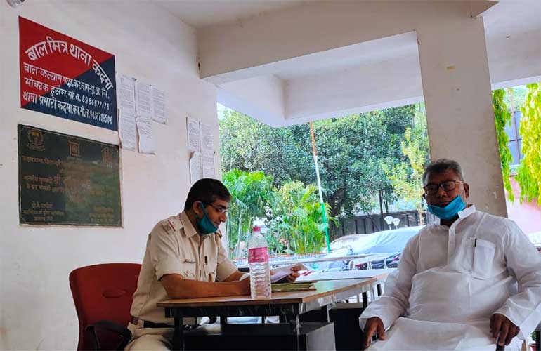 Salkhan Murmu At Police Station