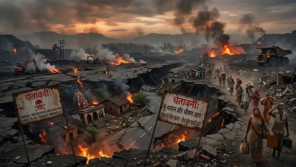 धधकती जमीन और दरकते आशियाने: धनबाद में गहराता भू-धसान का संकट, आखिर कौन जिम्मेदार?